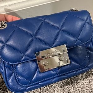 Michael Kors Royal Blue Leather Purse